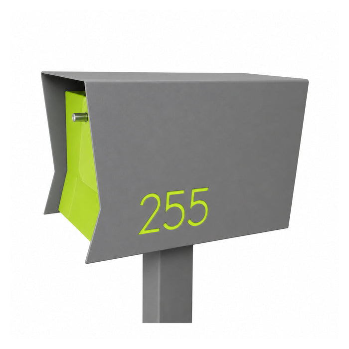 Retrobox-2.0 in DESIGNER GREY - Modern Mailbox