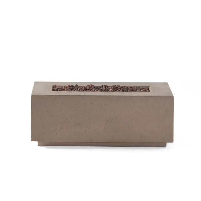 Contemporary Outdoor 40,000 Btu Propane Fire Pit