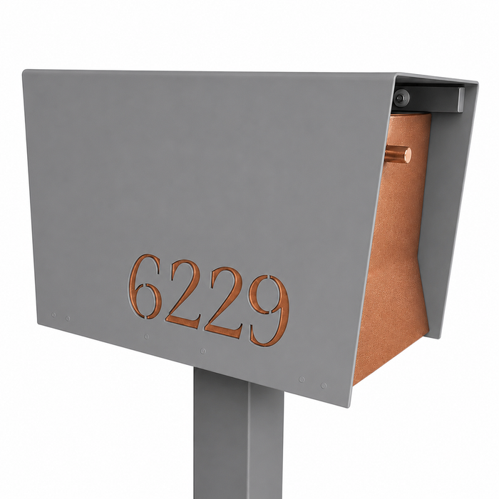UptownBox-2.0 in DESIGNER GREY - Modern Mailbox