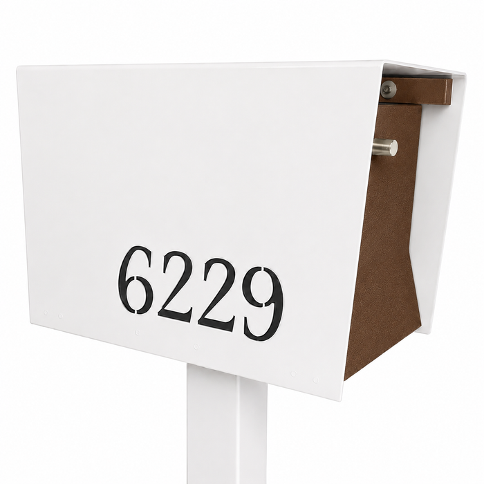 UptownBox-2.0 in ARCTIC WHITE - Modern Mailbox