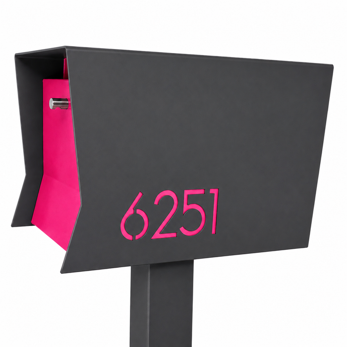 Retrobox-2.0 in DESIGNER GREY - Modern Mailbox