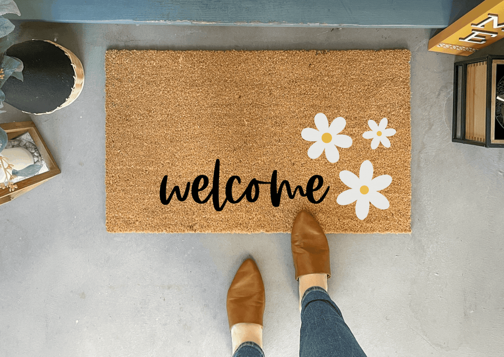 Daisy Coir Doormat
