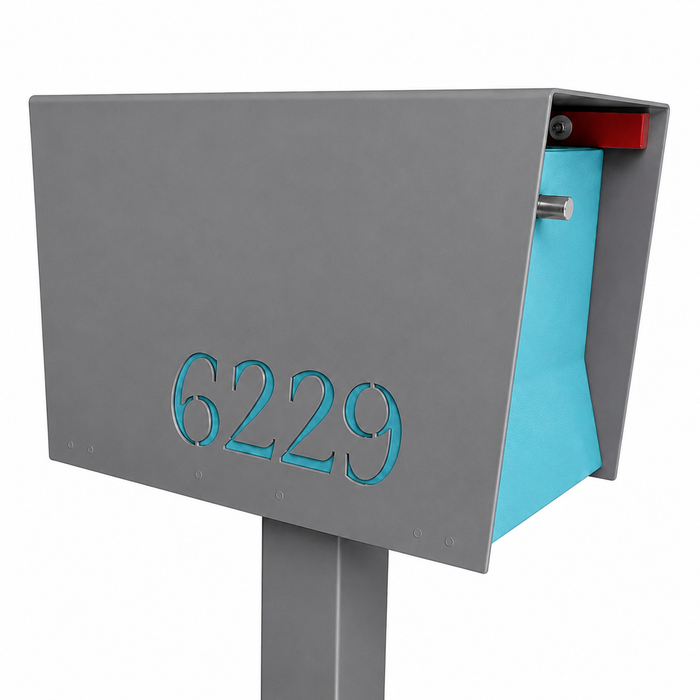 UptownBox-2.0 in DESIGNER GREY - Modern Mailbox