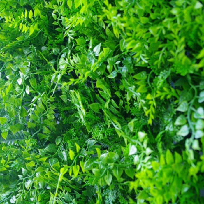 Lush Fern Artificial Green Wall 40" x 40" 11SQ FT Commercial Grade UV Resistant