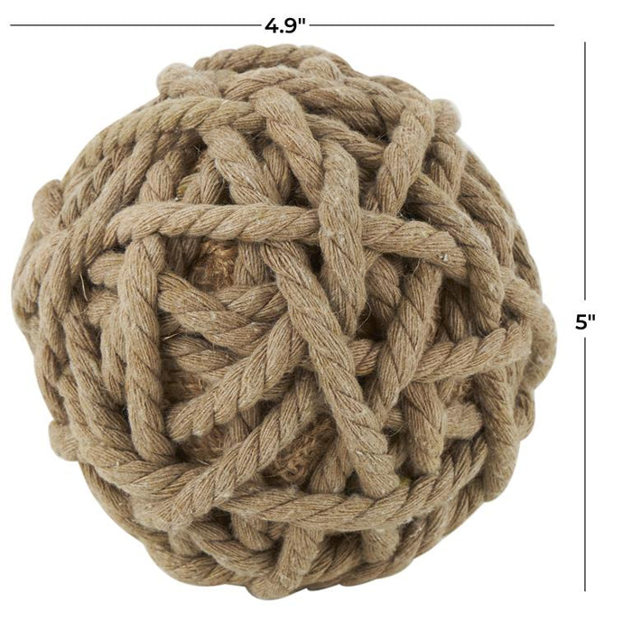 Brown Jute Rope Handmade Woven Decorative Orbs & Vase Filler