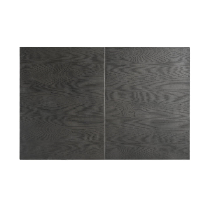 Extendable Rectangle Aluminum Alloy Fire Pit Table, 50,000BTU