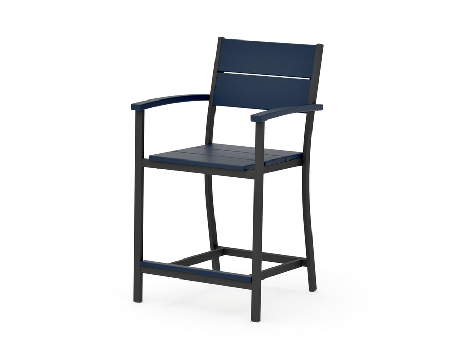 POLYWOOD® Main Street Counter Arm Chair