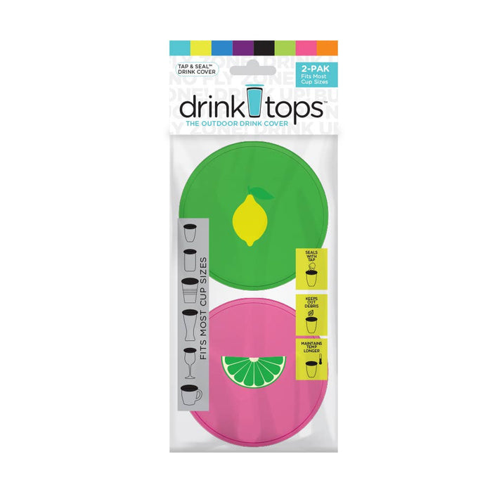 TAP & SEAL Drink Covers - Set of 2