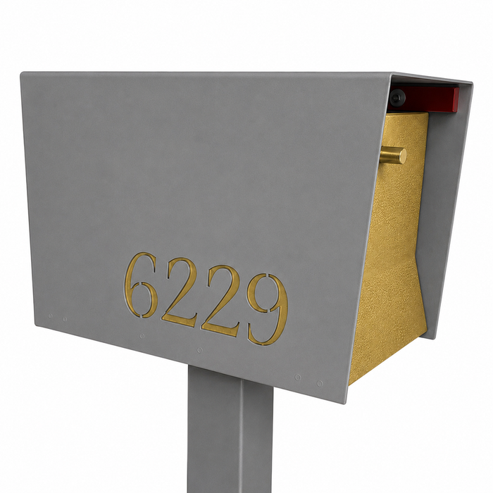 UptownBox-2.0 in DESIGNER GREY - Modern Mailbox