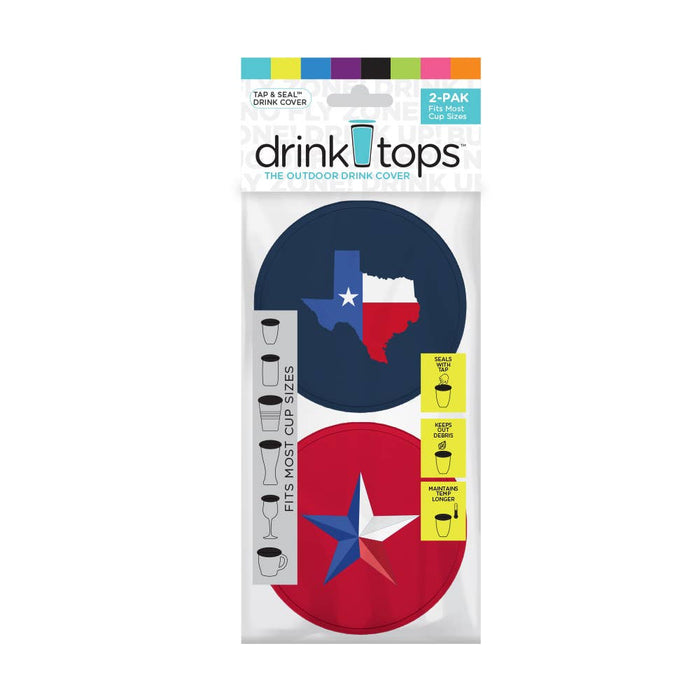 TAP & SEAL Drink Covers - Set of 2