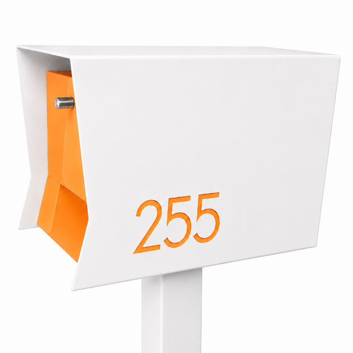 Retrobox-2.0,  in ARCTIC WHITE - Modern Mailbox