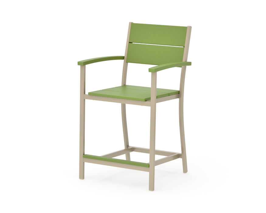POLYWOOD® Main Street Counter Arm Chair