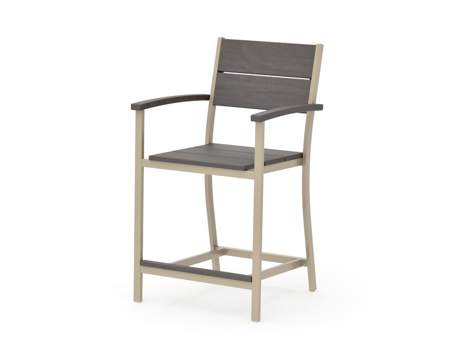 POLYWOOD® Main Street Counter Arm Chair