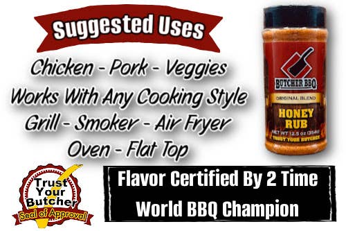 Honey Rub "The Original" Dry Rub / BBQ Seasoning / Spice