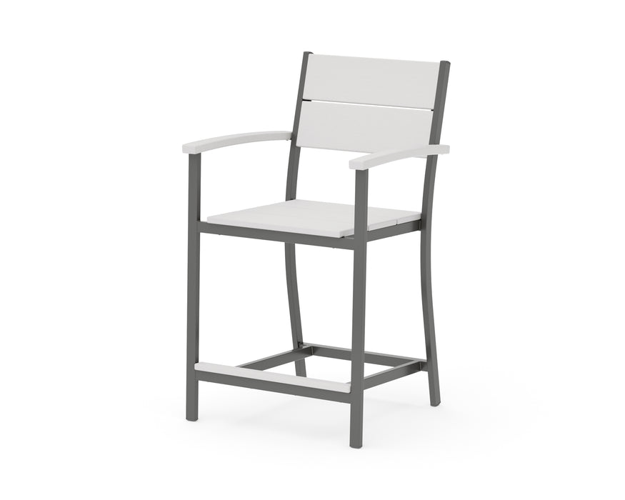 POLYWOOD® Main Street Counter Arm Chair
