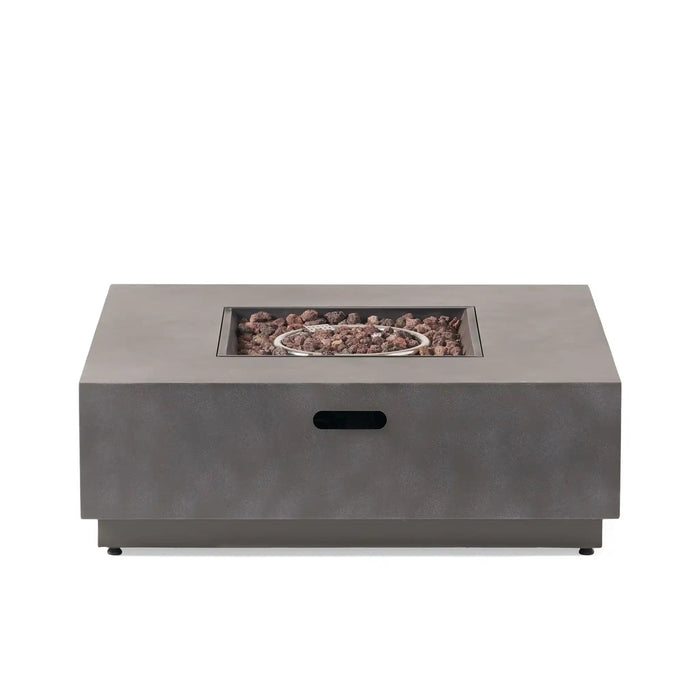 Modern Square Fire Pit With 50, 000 Btu