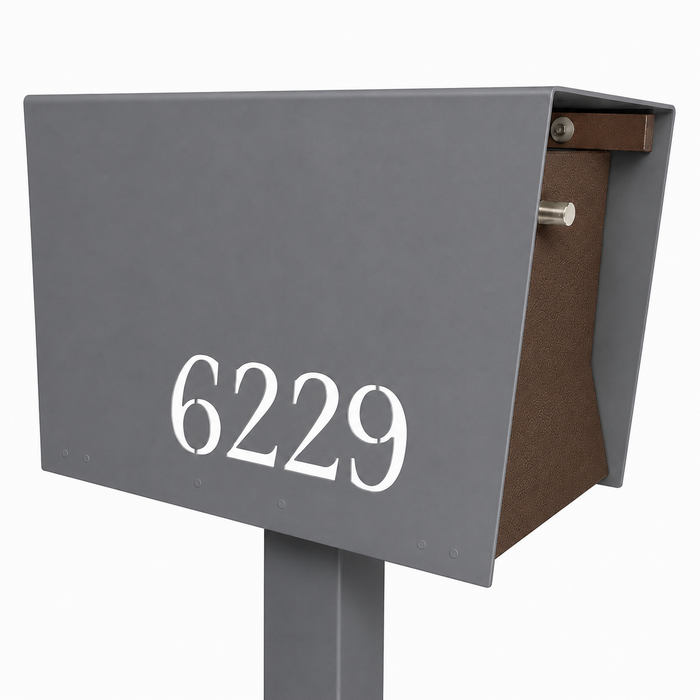 UptownBox-2.0 in DESIGNER GREY - Modern Mailbox