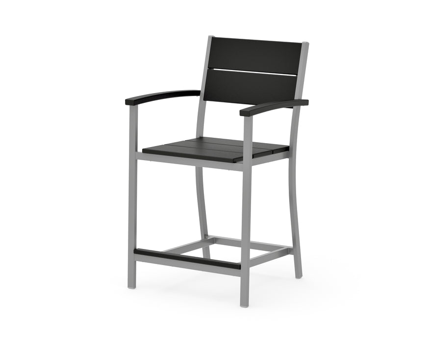 POLYWOOD® Main Street Counter Arm Chair