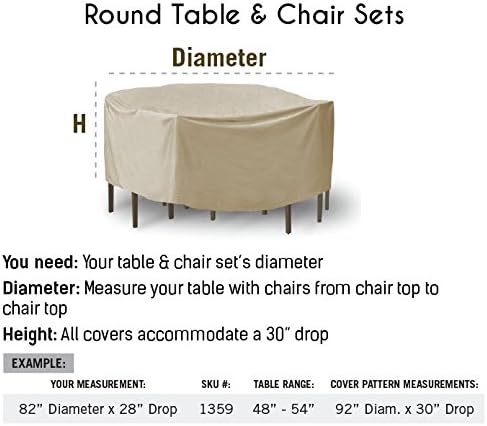 PCI Weatherproof Patio Table and Chair Set Cover