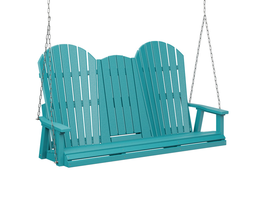 Berlin Gardens Comfo Back Three Seat Console Swing with Stainless Steel Chains
