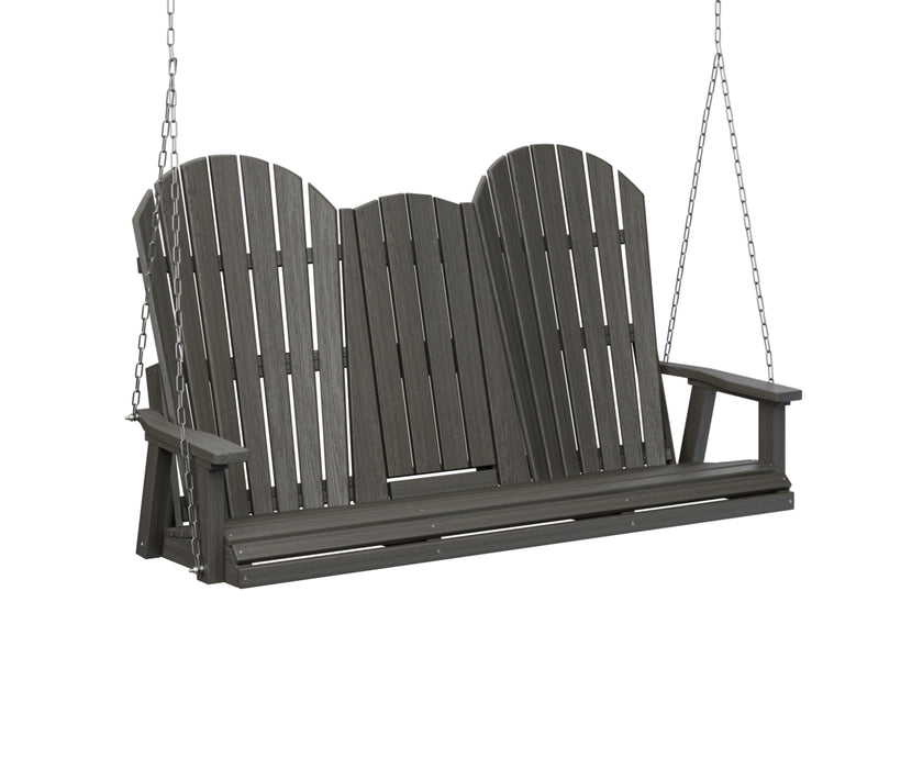 Berlin Gardens Comfo Back Three Seat Console Swing with Stainless Steel Chains