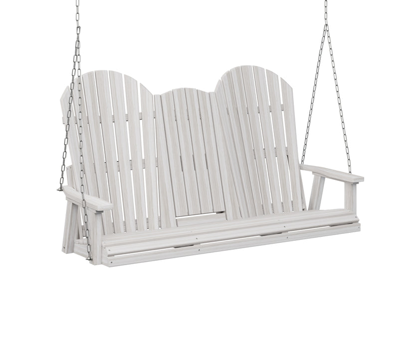 Berlin Gardens Comfo Back Three Seat Console Swing with Stainless Steel Chains