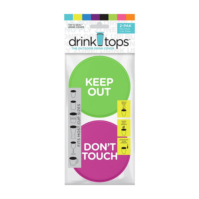 TAP & SEAL Drink Covers - Set of 2