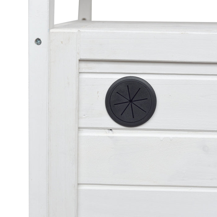 Foldable Outdoor Kitchen Island Patio Cart with Storage
