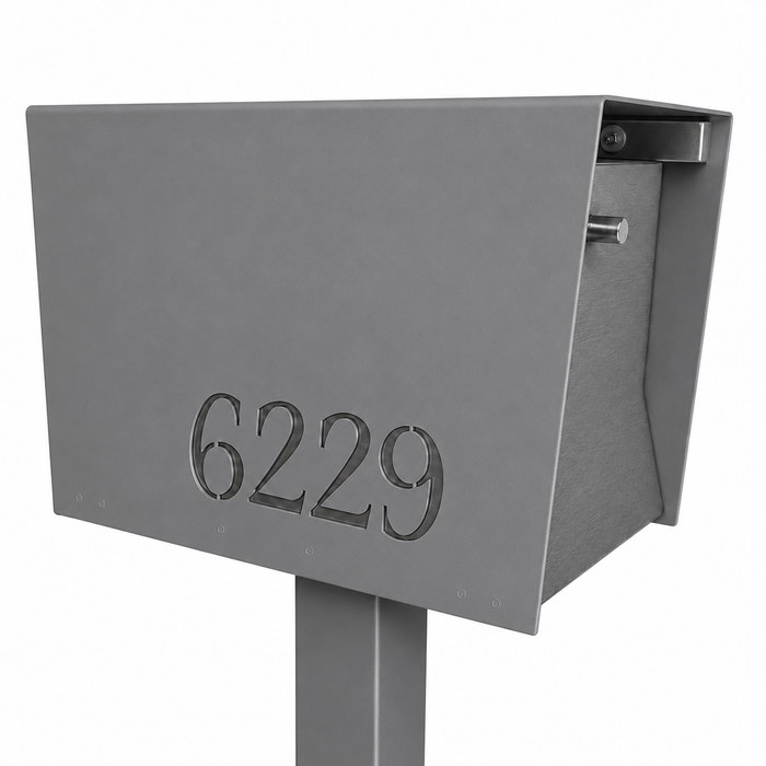 UptownBox-2.0 in DESIGNER GREY - Modern Mailbox