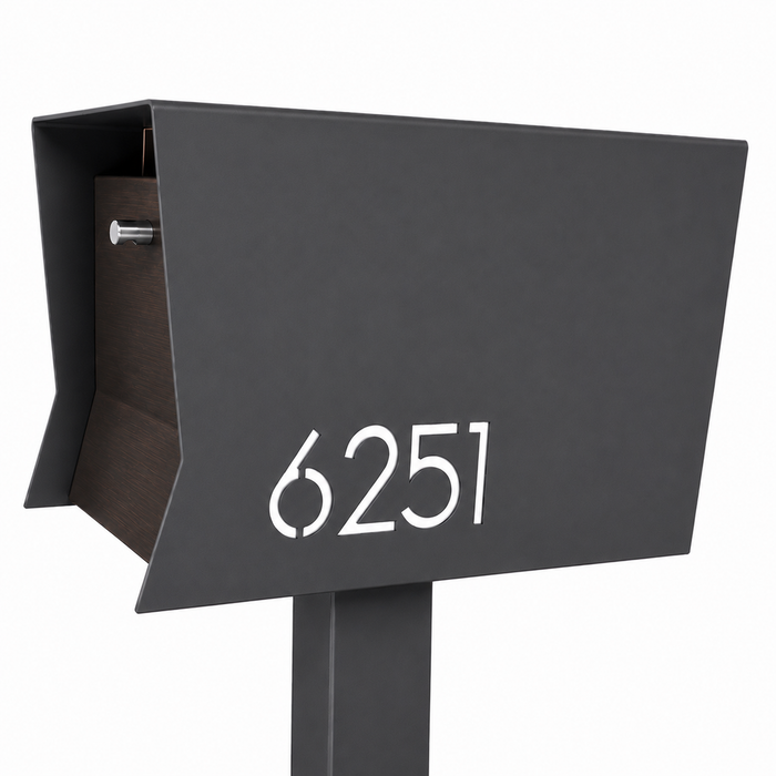 Retrobox-2.0 in DESIGNER GREY - Modern Mailbox