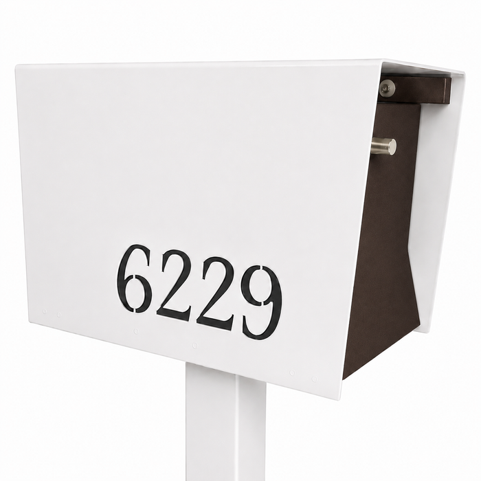 UptownBox-2.0 in ARCTIC WHITE - Modern Mailbox