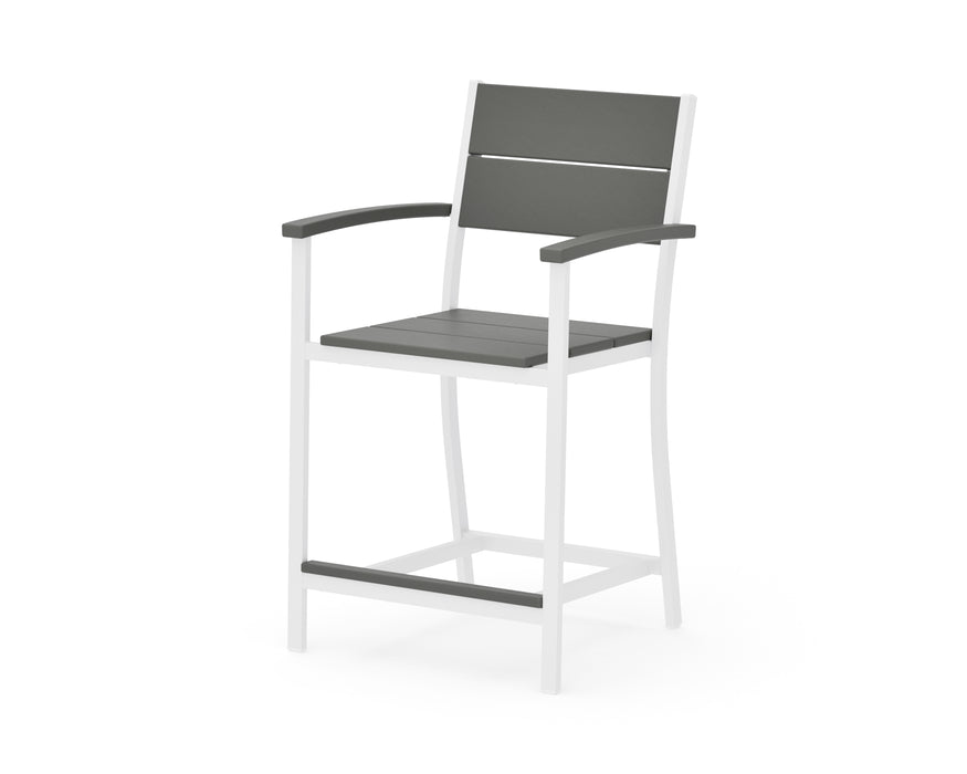 POLYWOOD® Main Street Counter Arm Chair