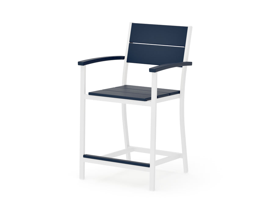 POLYWOOD® Main Street Counter Arm Chair