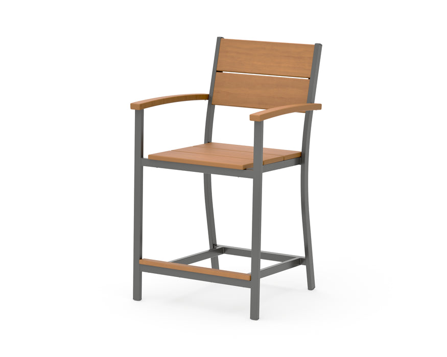 POLYWOOD® Main Street Counter Arm Chair