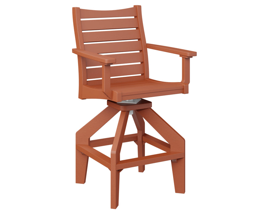 Berlin Gardens Bristol Swivel Bar Chair