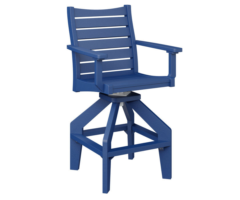 Berlin Gardens Bristol Swivel Bar Chair
