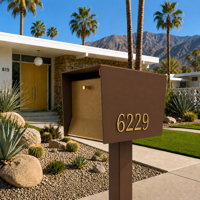 UpTown Box-2.0 in COCONUT - Modern Mailbox