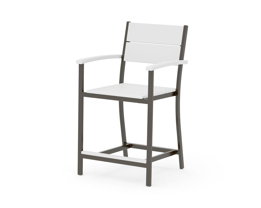 POLYWOOD® Main Street Counter Arm Chair
