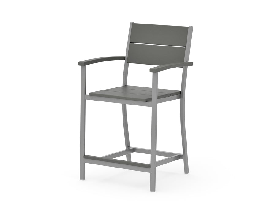 POLYWOOD® Main Street Counter Arm Chair