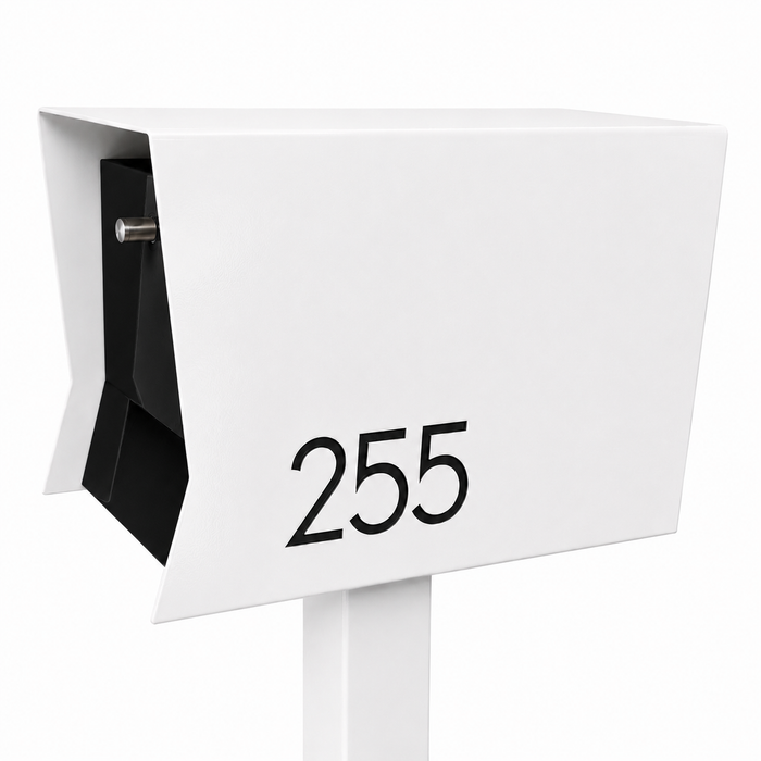 Retrobox-2.0,  in ARCTIC WHITE - Modern Mailbox