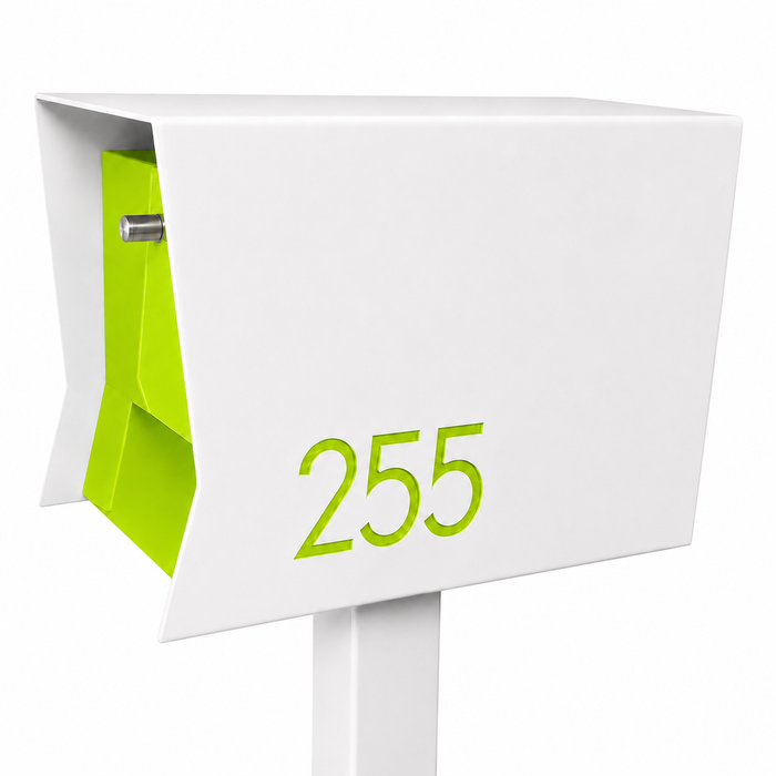 Retrobox-2.0,  in ARCTIC WHITE - Modern Mailbox
