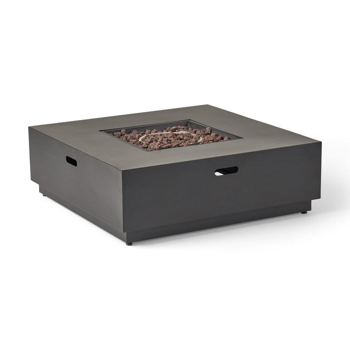 39'' SQUARE IRON FIRE PIT - 50 000 BTU (Tank cover not Included)
