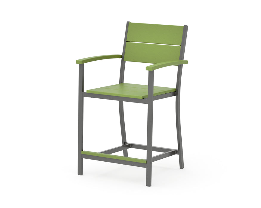 POLYWOOD® Main Street Counter Arm Chair