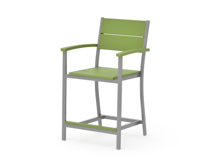 POLYWOOD® Main Street Counter Arm Chair