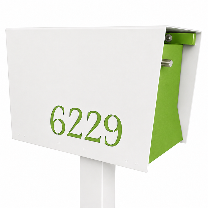 UptownBox-2.0 in ARCTIC WHITE - Modern Mailbox