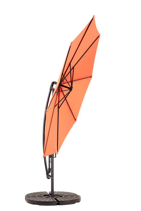 10ft Offset Hanging Market Patio Umbrella with Easy Tilt Adjustment —  Outdoor Rooms by Design