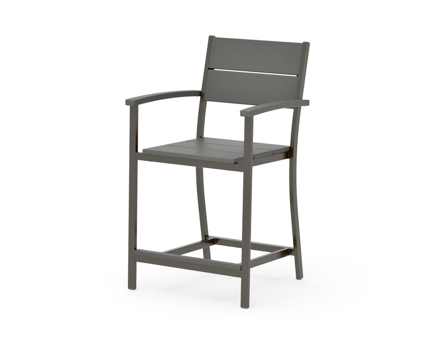 POLYWOOD® Main Street Counter Arm Chair