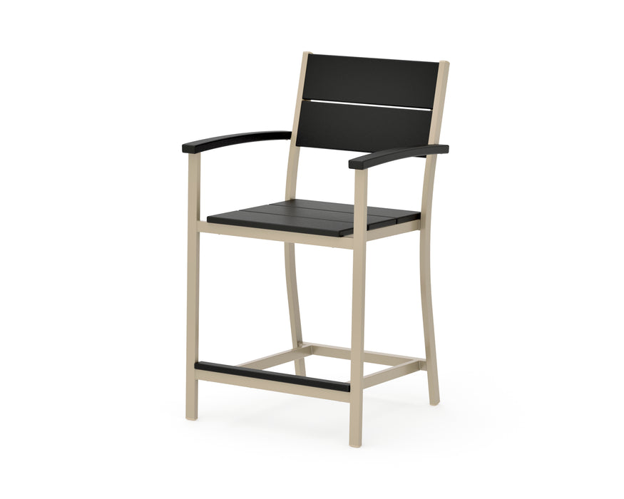 POLYWOOD® Main Street Counter Arm Chair