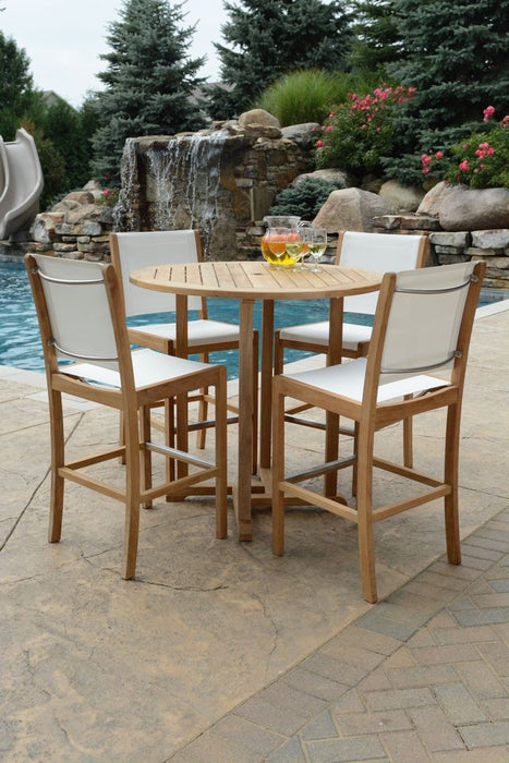 Three Birds Casual Oxford Round Bar Table 42"