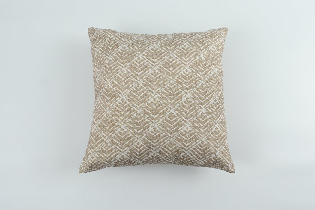 2 Pack Outdoor Throw Pillows, Waterproof & Fade-Resistant Patio Cushions (18x18 Inch)
